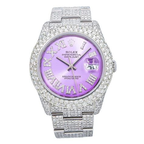 rolex violett